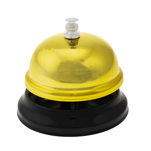 Дзвінок настільний 6,5х5,5см Портьє (золотий)