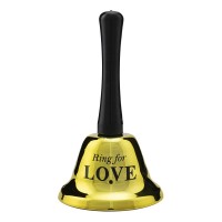 Дзвіночок LOVE без коробки (золотий)