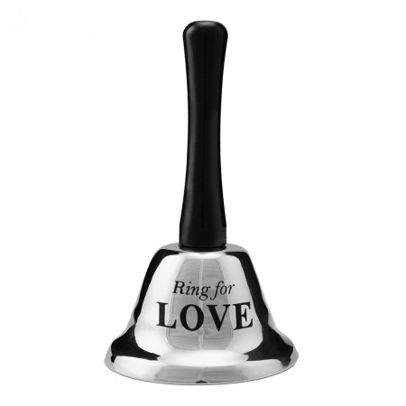 Дзвіночок LOVE без коробки (срібний)