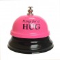 Звонок настольный HUG  Объятия (розовый)