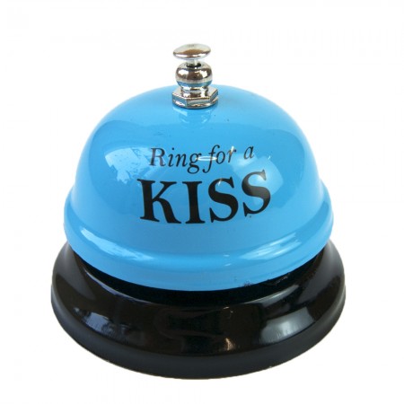 Дзвінок настільний KISS (блакитний)
