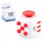 Кубик антистрес Fidget Cube (білий з червоним)