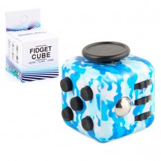Кубик антистресс Fidget Cube милитари (голубой)