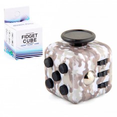 Кубик антистресс Fidget Cube милитари (серый)