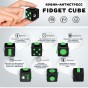 Кубик антистрес Fidget Cube (зелений з чорним)