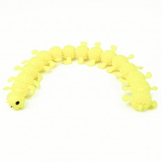 Антистресс игрушка Сороконожка (желтая)