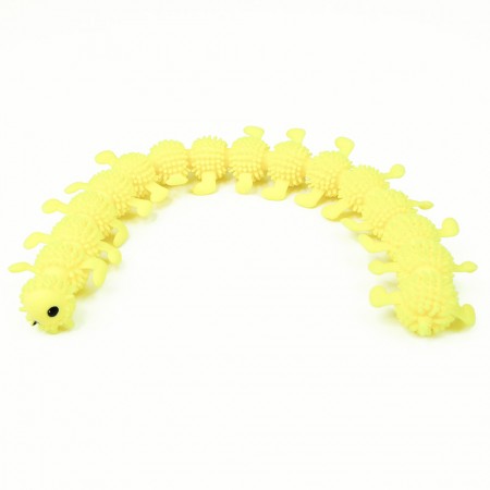 Антистрес іграшка Сороконіжка (жовта)