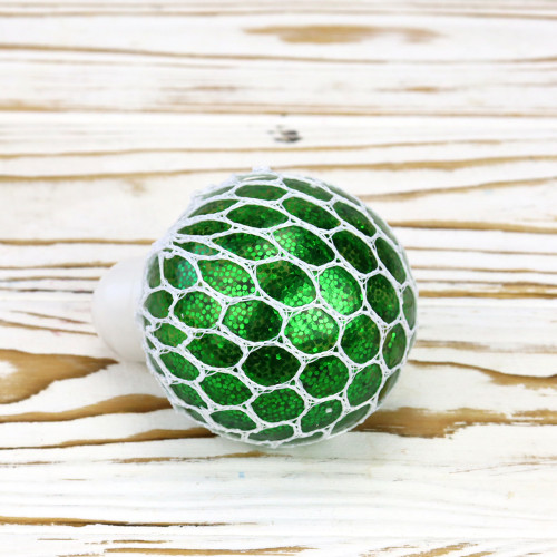 Іграшка антистрес Стресбол з блискітками 6х6 (зелений)