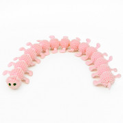 Антистресс игрушка Сороконожка (розовая)