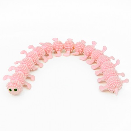 Антистрес іграшка Сороконіжка (рожева)