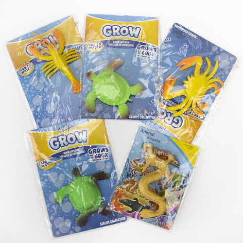 Зростаючі у воді іграшки 10х6см гіганти Океан №1 кольорові (1шт)