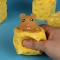 Игрушка антистресс Фуфлик Мышка коричневая из сыра