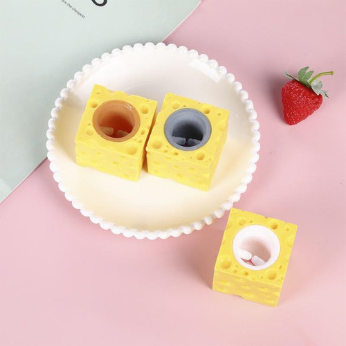 Іграшка антистрес Фуфлік Мишка біла із сиру