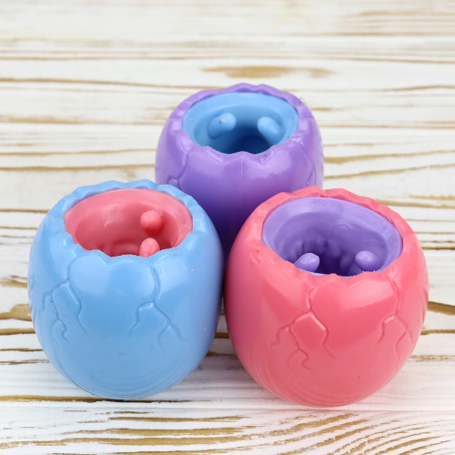 Іграшка антистрес Фуфлік Єдиноріг бузковий з рожевого яйця