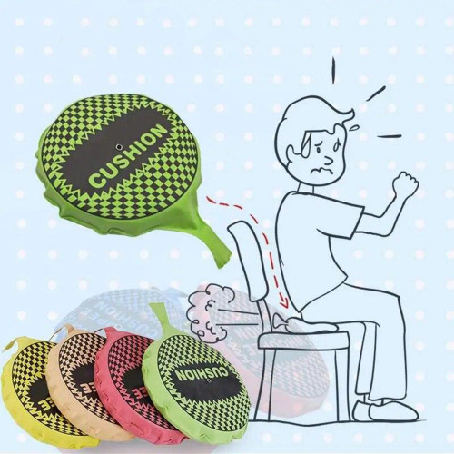 Подушка пердушка велика 20см (зелена)