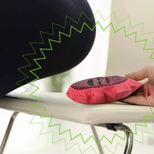 Подушка пердушка велика 20см (зелена)