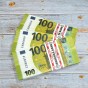Сувенирные деньги 100 евро