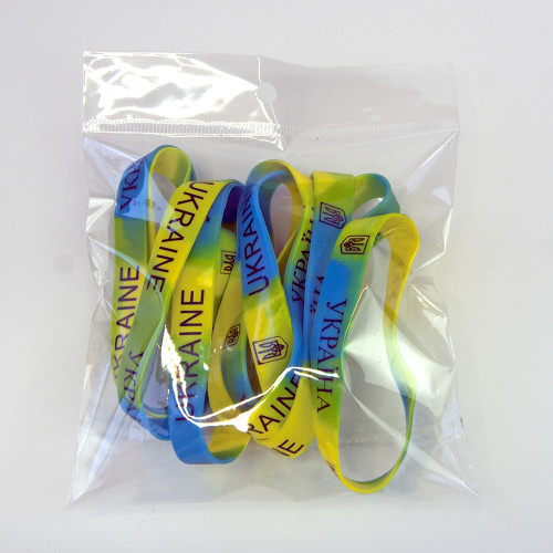 Браслет силіконовий Ukraine (уп 10шт)