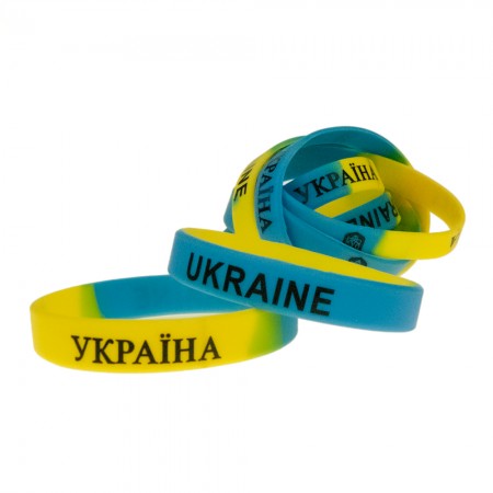 Браслет силиконовый Ukraine (уп 10шт)