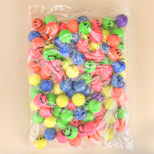 Мячик стрибунець 32мм Смайлик (уп. 100 шт)