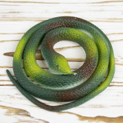 Гумова змія 75см (темно-зелена)