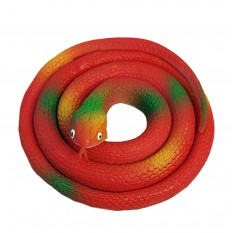 Резиновая змея 70см (красная)