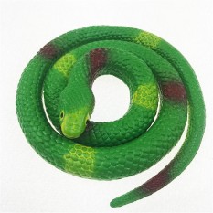 Резиновая змея 70см (зеленая)