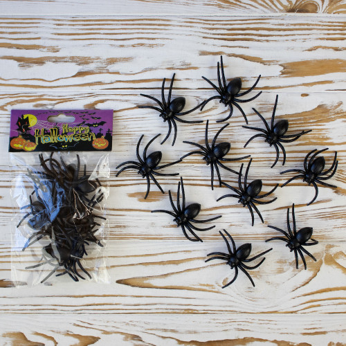 Паук декоративный Долгоножка 6см (уп. 10шт)