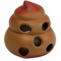 Іграшка антистрес гумова Какашка Єдиноріга з орбізом (коричнева)