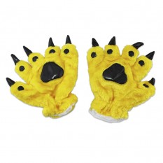 Лапы перчатки Кигуруми (желтые)