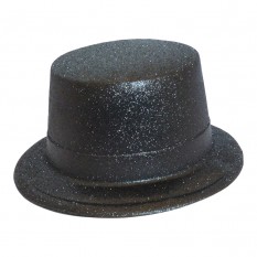Шляпа Цилиндр блестящая (черный)
