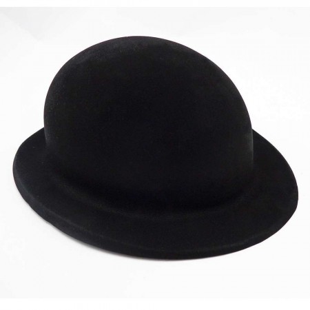 Шляпа детская Котелок флок (черная)
