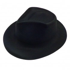 Шляпа Мужская флок (черная)
