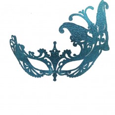 Венецианская маска Баттерфлай (голубая)