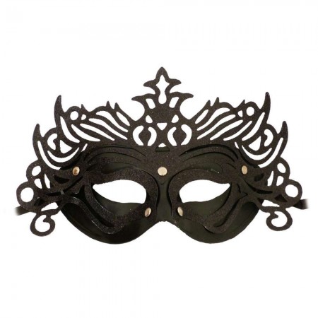 Венецианская маска Изабелла (черная)