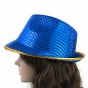 Шляпа Диско Твист (синяя)