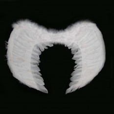 Крылья Ангела Средние 55х35см (белые)
