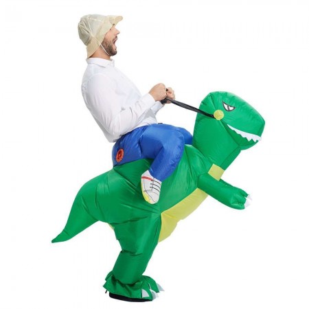 Надувной костюм Всадник на Динозавре