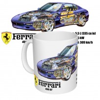 Чашка с принтом 65503 Ferrari