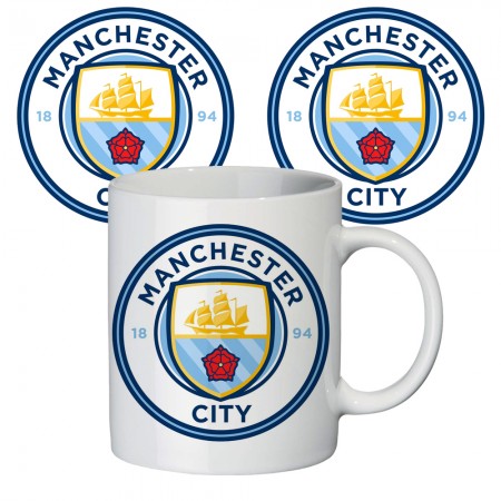 Чашка с принтом 65404 ФК Манчестер Сити
