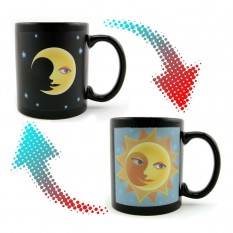 Чашка хамелеон Солнце и Луна