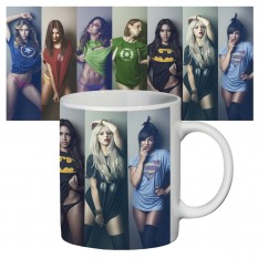 Чашка с принтом 63306 Девушки супергероев