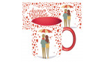 Чашки с принтом Романтика, Семья, Друзья