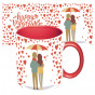 Чашки з принтом Романтика, Сім'я, Друзі