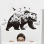 Інтер'єрна наклейка ZOO Чорний Гірський ведмідь XL8271 90х60см