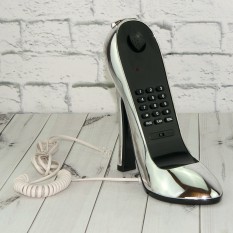 Телефон Туфелька серебро