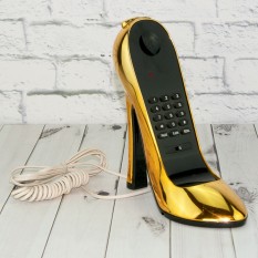 Телефон Туфелька золото