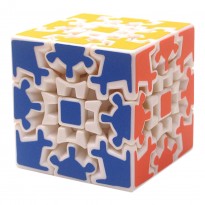 Кубик Рубіка 3х3х3 на шарнірах білий (блістер)