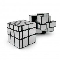 Кубик Рубіка 3х3х3 Дзеркальний (срібний)