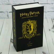 Книга сейф (18см) Гарри Поттер Пуффендуй (черная с желтым)
